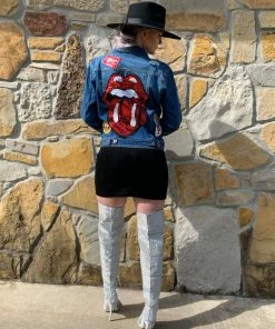 Steve Madden Wonders Rhinestone Knee High Boot