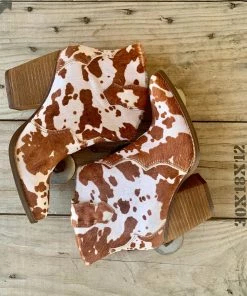 The Ranch House Shoes Bonnie Cow Booties