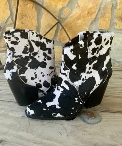 The Ranch House Shoes Bonnie Cow Booties