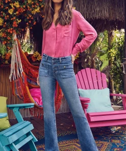 The Ranch House Kut From The Kloth Stella High Rise Flare