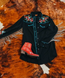 The Ranch House Tops Scully Be Bright Back Tunic