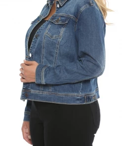 The Ranch House So Basic Plus Size Denim Jacket Women