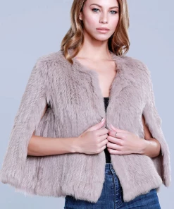 The Ranch House Cropped Fur Capelet Sale
