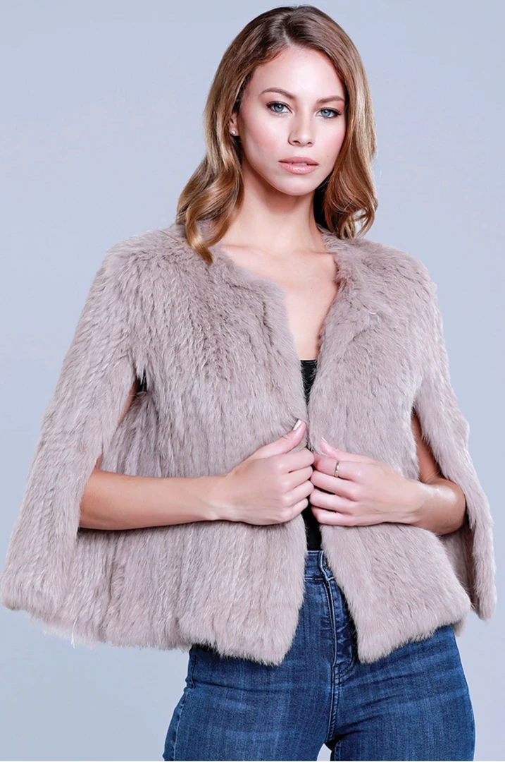 The Ranch House Cropped Fur Capelet Sale 3 The Ranch House Cropped Fur Capelet Sale