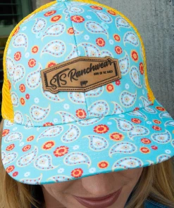 The Ranch House STS Paisley And Leather Cap 7 The Ranch House STS Paisley And Leather Cap