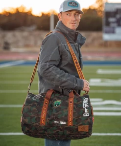 The Ranch House STS Camo Duffle Bag