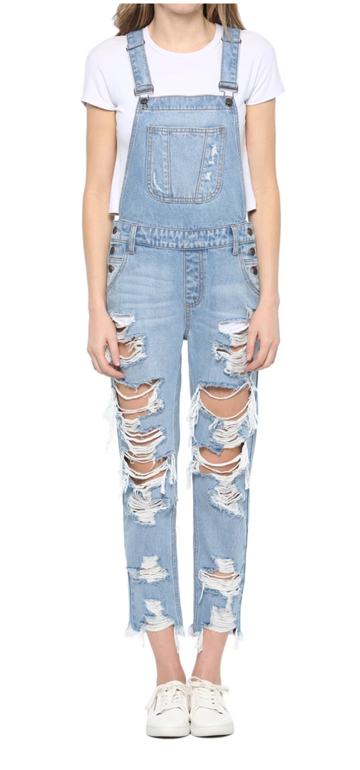 The Ranch House Women Torn To Shreds Overalls 4 The Ranch House Women Torn To Shreds Overalls