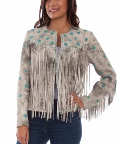 The Ranch House Scully Lady May Fringe Jacket Outerwear