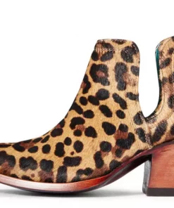 The Ranch House Ariat Dixon Haircalf Leopard Bootie Shoes