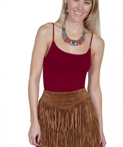 The Ranch House Scully Make Sway Fringe Skirt