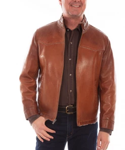 The Ranch House Scully Men's Leather Jacket