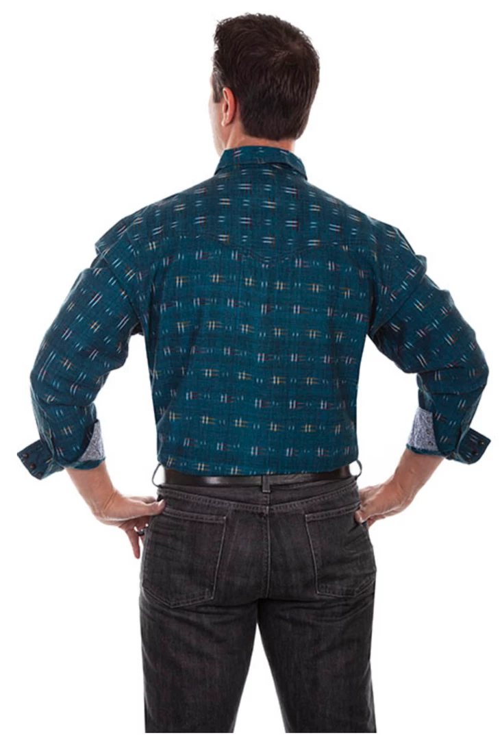 The Ranch House Scully Men's Ikat Shirt Tops 4 The Ranch House Scully Men's Ikat Shirt Tops