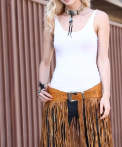 The Ranch House Accessories Fringe This Way Belt