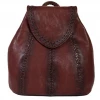 The Ranch House Accessories Scully Stitched Up Leather Backpack