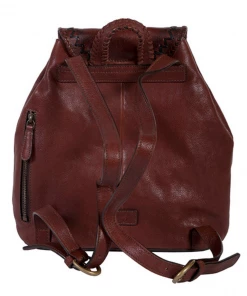 The Ranch House Accessories Scully Stitched Up Leather Backpack
