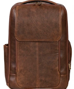 The Ranch House Scully Leather Flap Backpack