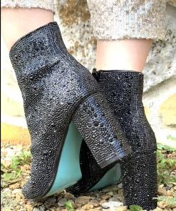 The Ranch House Shoes Betsey Johnson SB Cady Rhinestone World Bootie