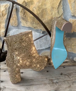 The Ranch House Shoes Betsey Johnson SB Cady Rhinestone World Bootie