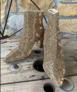 The Ranch House Shoes Betsey Johnson SB Cady Rhinestone World Bootie