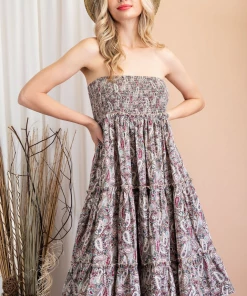 The Ranch House Paisley Day Maxi Skirt Bottoms