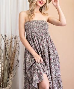 The Ranch House Paisley Day Maxi Skirt Bottoms