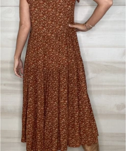 The Ranch House Midi Floral Dress Women
