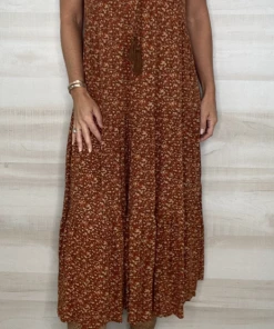 The Ranch House Midi Floral Dress Women