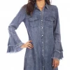 The Ranch House Women Scully Boho Denim Dress