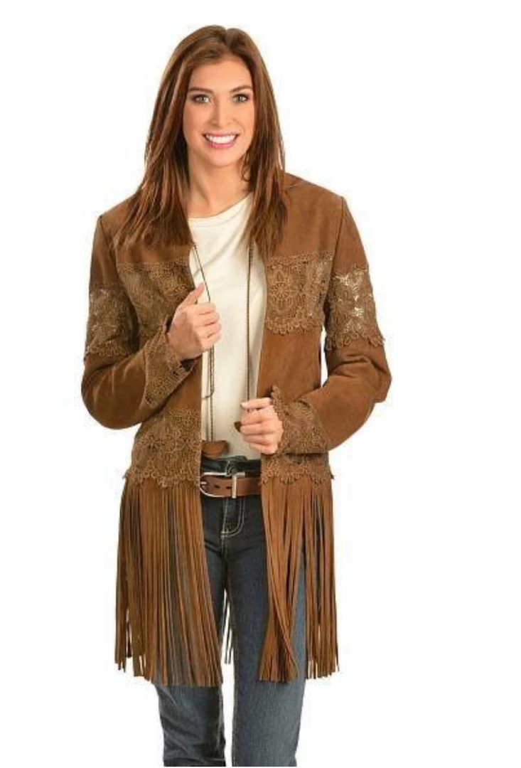 The Ranch House Scully Crochet Fringe Jacket Outerwear 3 The Ranch House Scully Crochet Fringe Jacket Outerwear