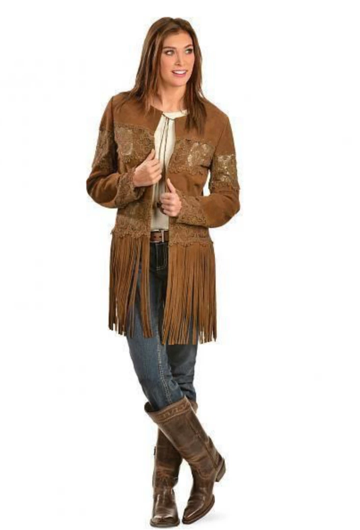 The Ranch House Scully Crochet Fringe Jacket Outerwear 4 The Ranch House Scully Crochet Fringe Jacket Outerwear