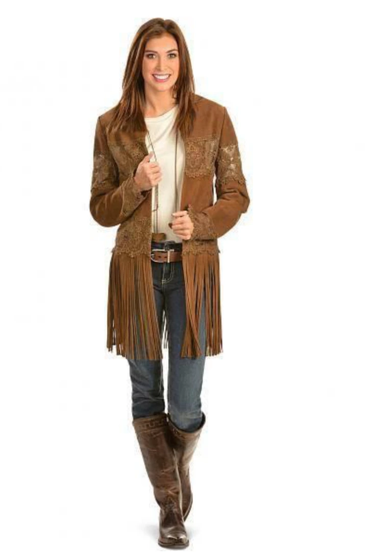 The Ranch House Scully Crochet Fringe Jacket Outerwear 5 The Ranch House Scully Crochet Fringe Jacket Outerwear