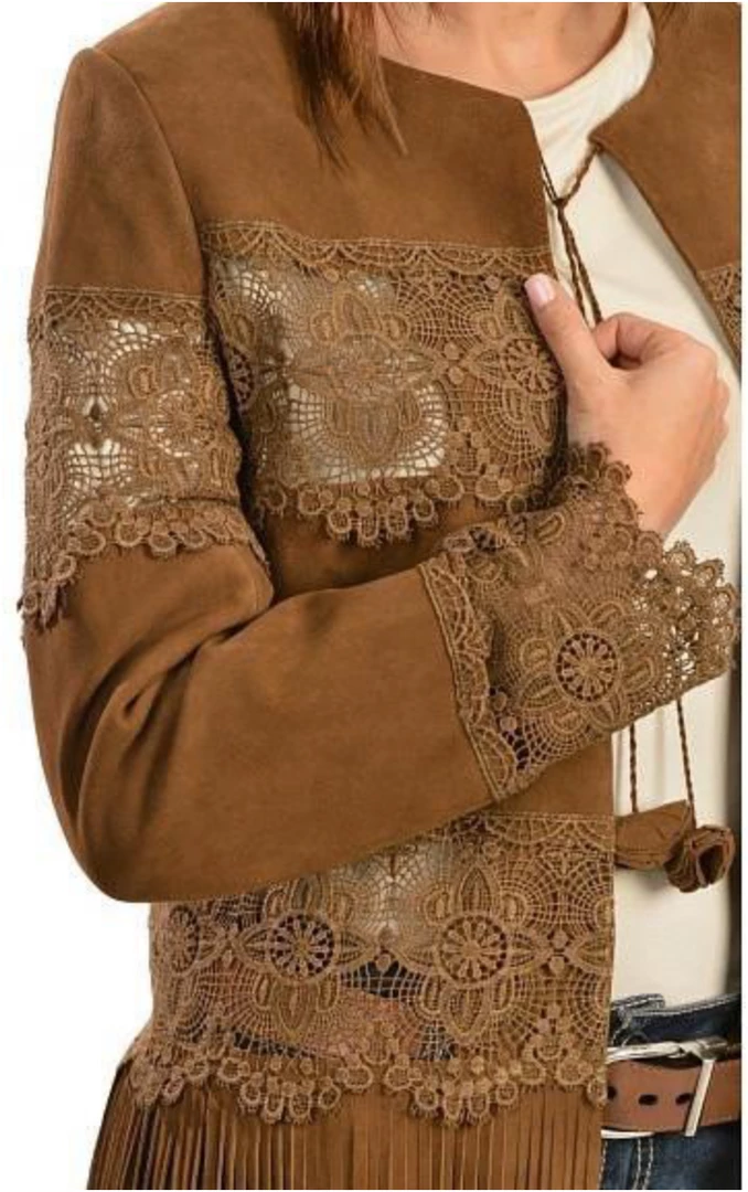 The Ranch House Scully Crochet Fringe Jacket Outerwear 6 The Ranch House Scully Crochet Fringe Jacket Outerwear