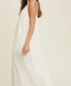 The Ranch House Ivory Woven Jumpsuit Women