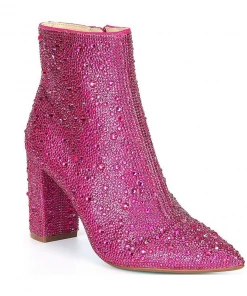The Ranch House Shoes Betsey Johnson SB Cady Rhinestone World Bootie