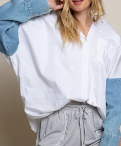 The Ranch House Denim And White Shirt