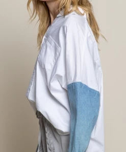 The Ranch House Denim And White Shirt