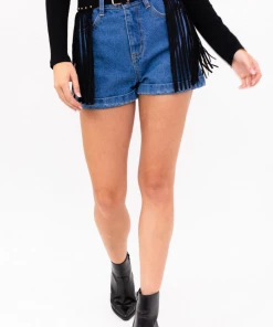The Ranch House Give Me Fringe Shorty Women