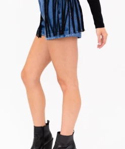 The Ranch House Give Me Fringe Shorty Women