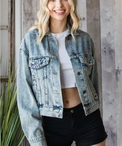 The Ranch House Heart Back Bling Jacket