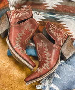 The Ranch House Red Dixon Bootie
