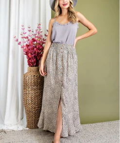 The Ranch House ANIMAL PRINT MAXI SKIRT Bottoms