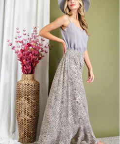 The Ranch House ANIMAL PRINT MAXI SKIRT Bottoms
