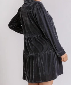 UMGEE The Velvet Collar Dress Dresses