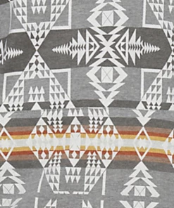 The Ranch House Women Pendleton Grey And White Aztec Print Hoodie 8 The Ranch House Women Pendleton Grey And White Aztec Print Hoodie