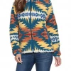 The Ranch House Pendleton Night Dance Teal Aztec Jacket Women