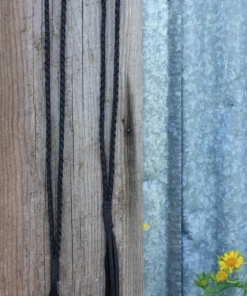 The Ranch House The Braided Bandit Leather Tassel Necklace - Medium Length