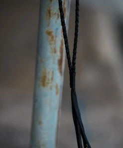 The Ranch House The Braided Bandit Leather Tassel Necklace - Medium Length