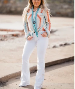 The Ranch House Deerskin Braided Concho Necklace Jewelry