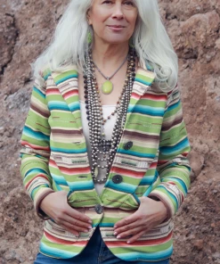 The Ranch House Sale Silverado Lime Serape Riding Jacket