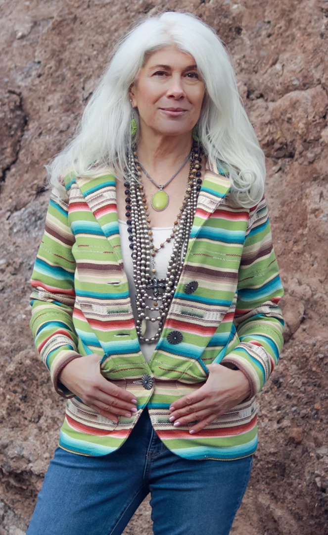 The Ranch House Sale Silverado Lime Serape Riding Jacket 3 The Ranch House Sale Silverado Lime Serape Riding Jacket